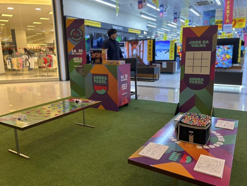 Arena Farol Inverno promove jogos clássicos da infância gratuitamente