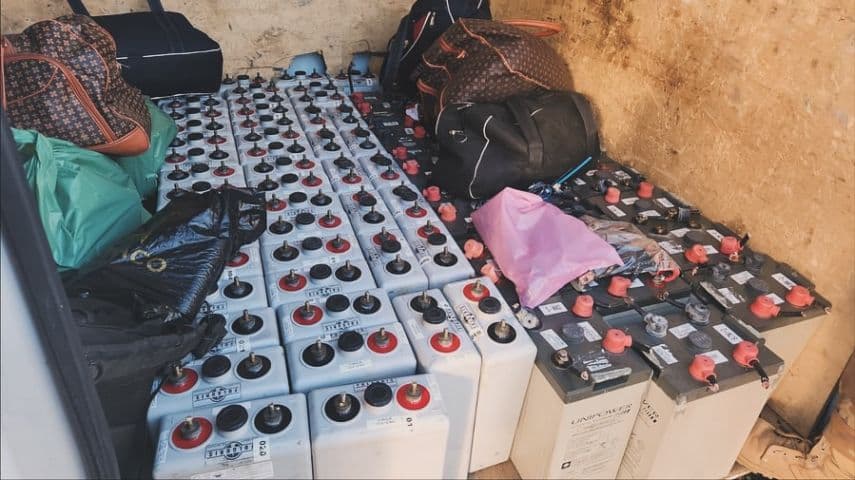 Baterias avaliadas em R$ 100 mil são recuperadas após furtos em Jaguaruna e Araranguá