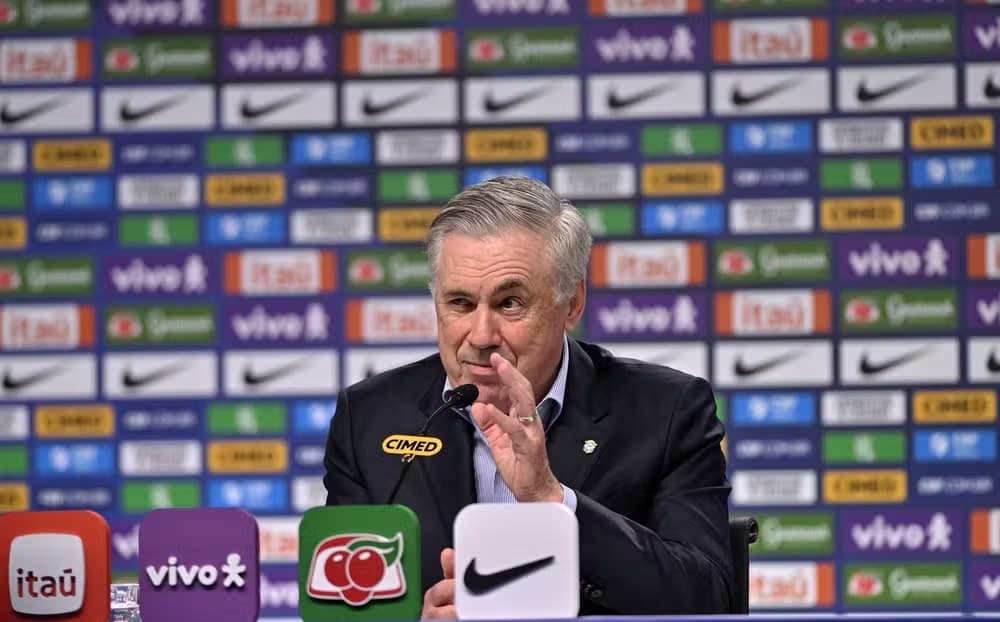 Seleção Brasileira: veja jogadores convocados por Ancelotti para amistosos