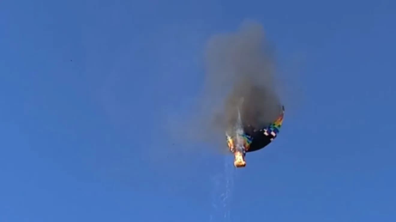 Investigação da queda de balão em Praia Grande é concluída sem indiciamentos