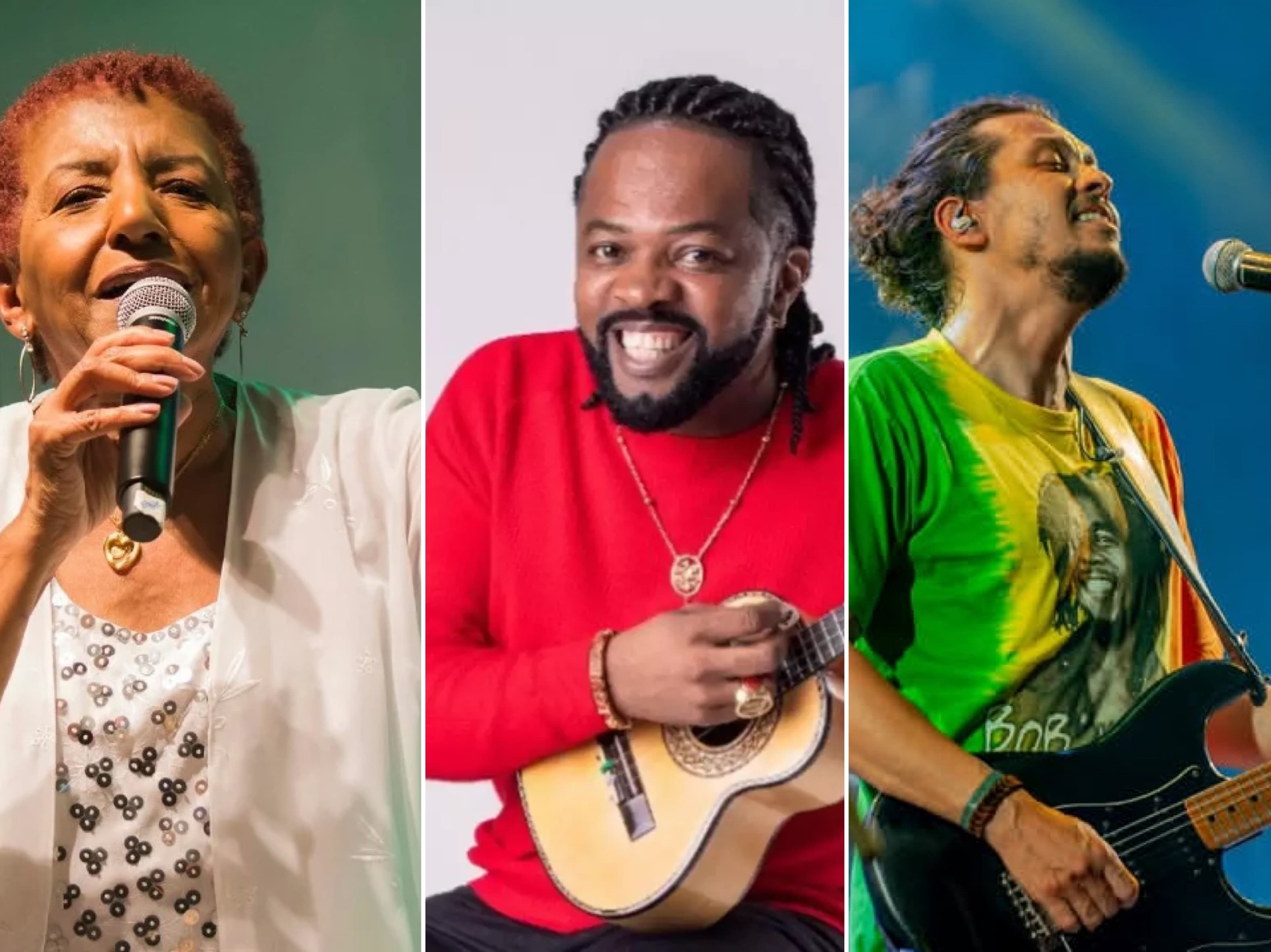 Leci Brandão, Xande de Pilares e Chimarruts farão shows gratuitos em Laguna