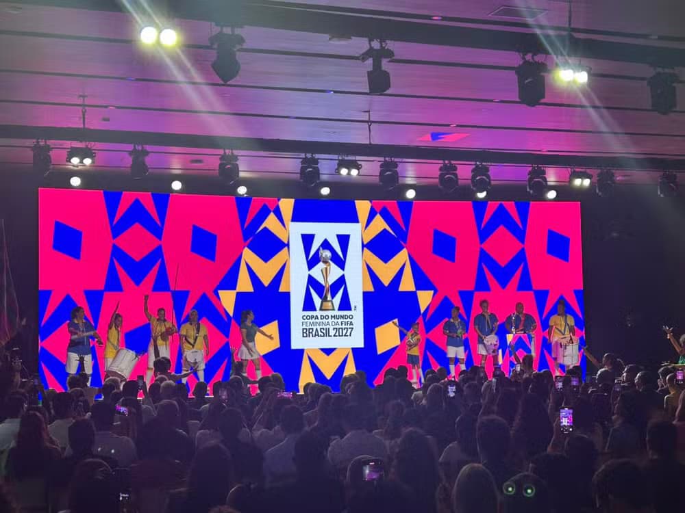 Fifa lança marca da Copa do Mundo Feminina 2027 em evento no Rio de Janeiro