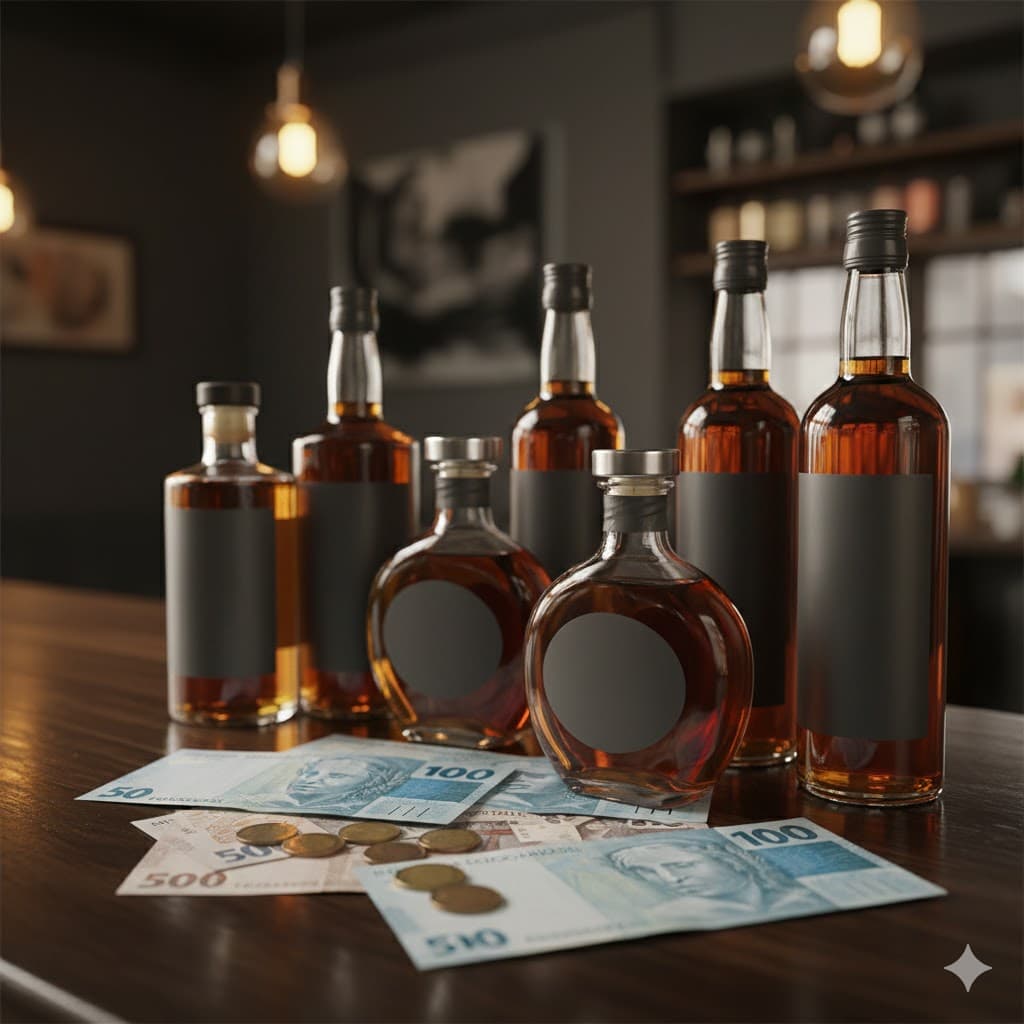 Trio armado assalta mercado e leva R$ 2,5 mil e bebidas