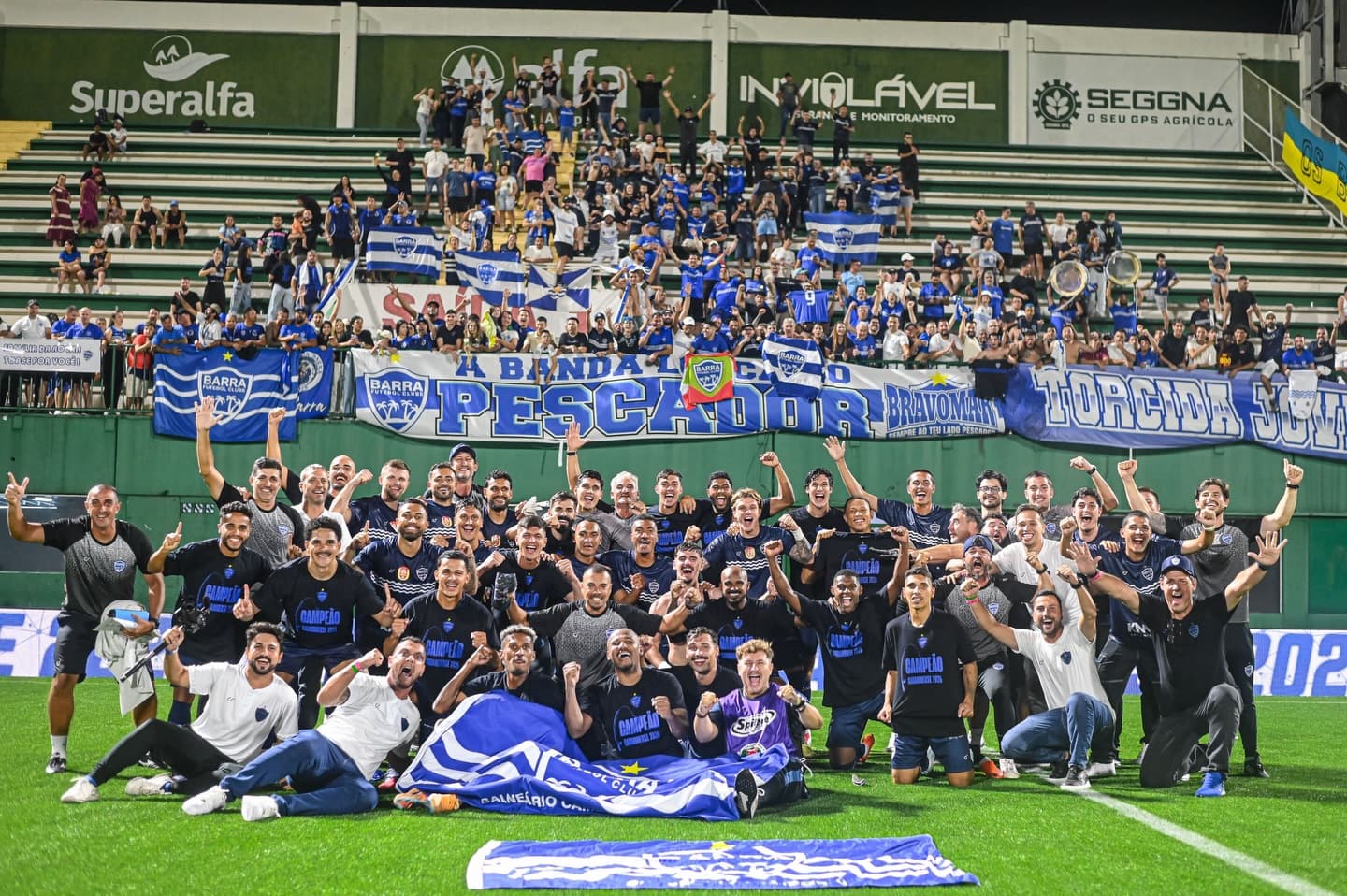 Barra conquista título inédito do Campeonato Catarinense