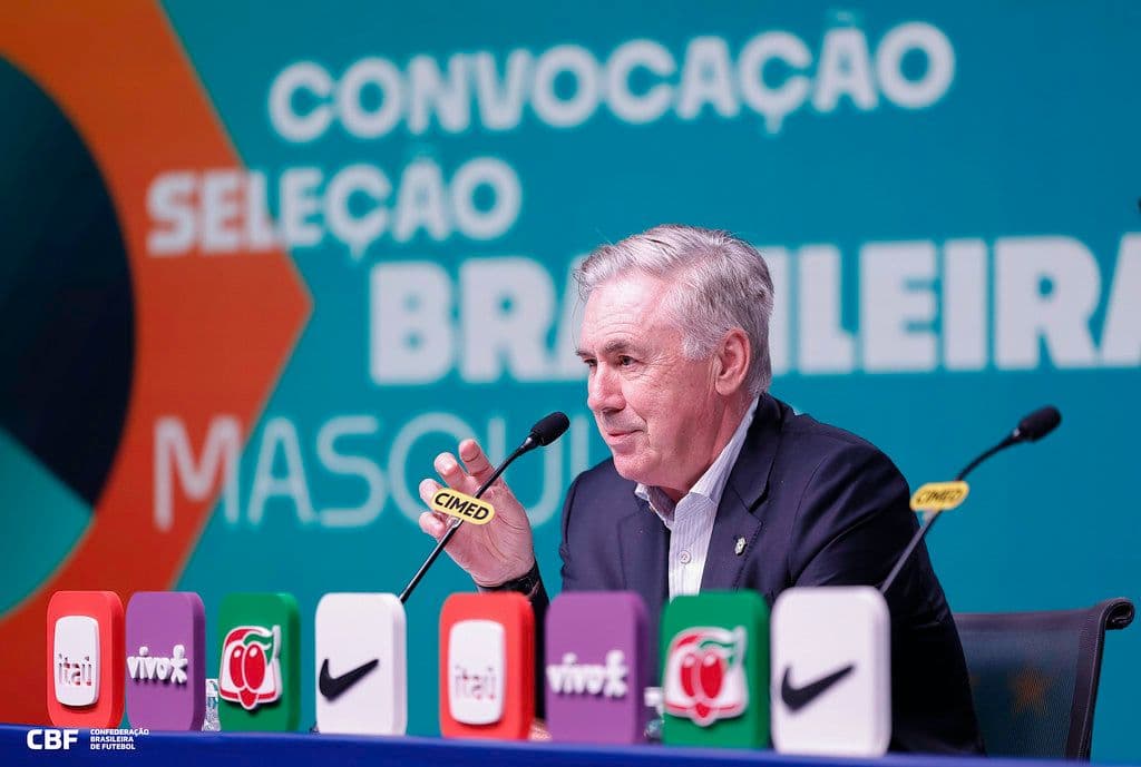 Ancelotti convoca Seleção para amistosos contra França e Croácia; veja a lista