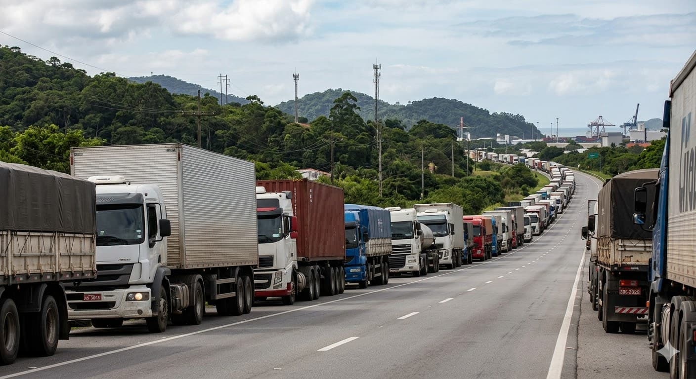 Greve dos caminhoneiros: Justiça proíbe bloqueios em rodovias e acessos aos portos