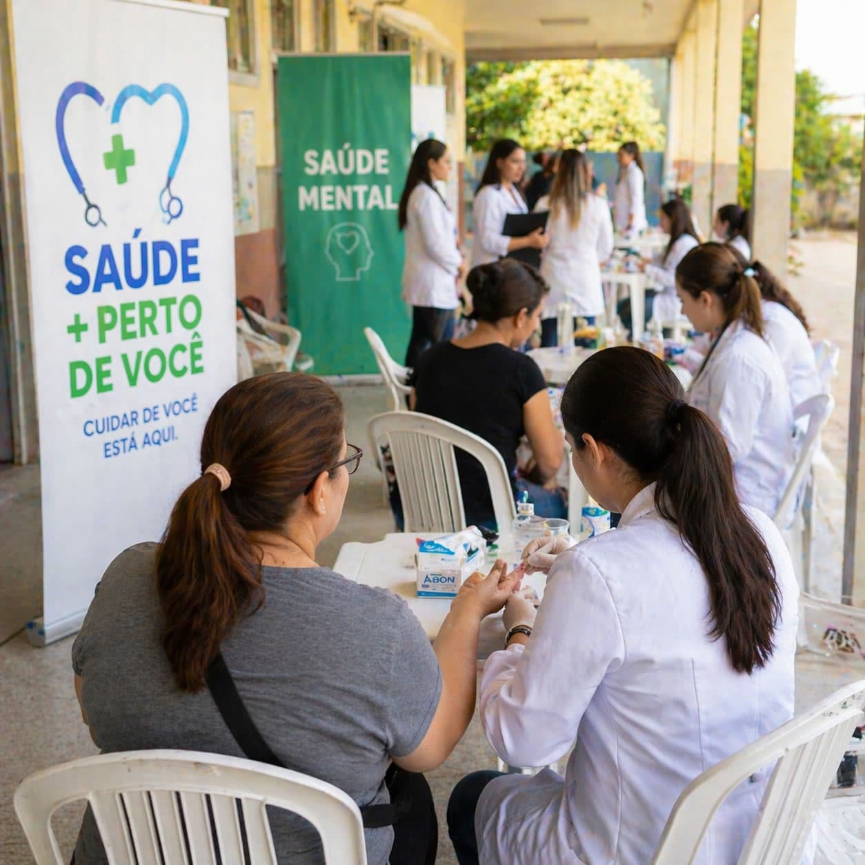 Mutirão de saúde leva consultas e atendimento psiquiátrico ao bairro São Martinho