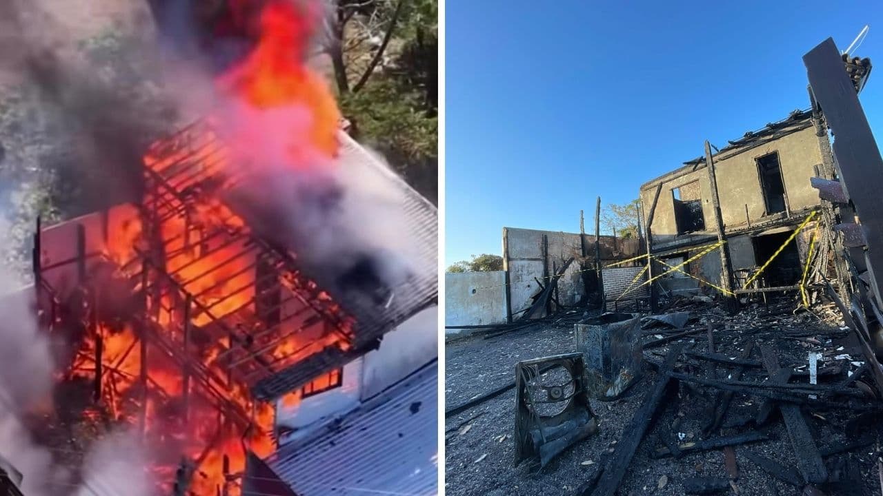 Incêndio atinge prédio e destrói quatro apartamentos
