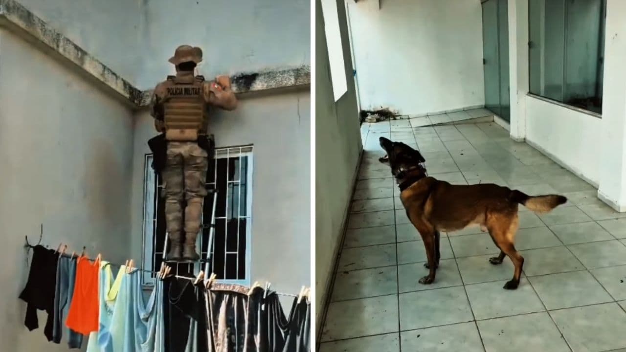 Olheiros avistam policiais e traficante foge deixando cocaína para trás