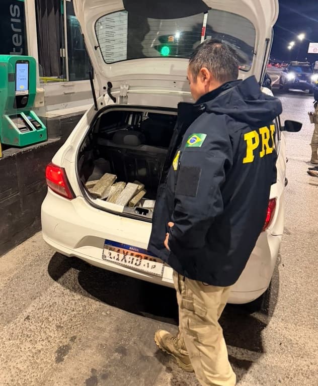 Carga de maconha que seguia para Tubarão é apreendida na BR-101