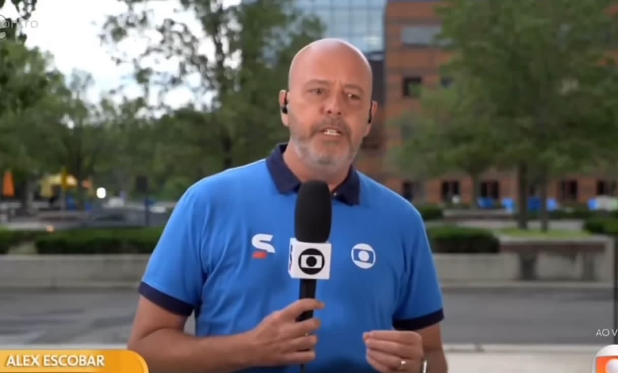 ▶️ Alex Escobar passa mal durante ao vivo na Copa
