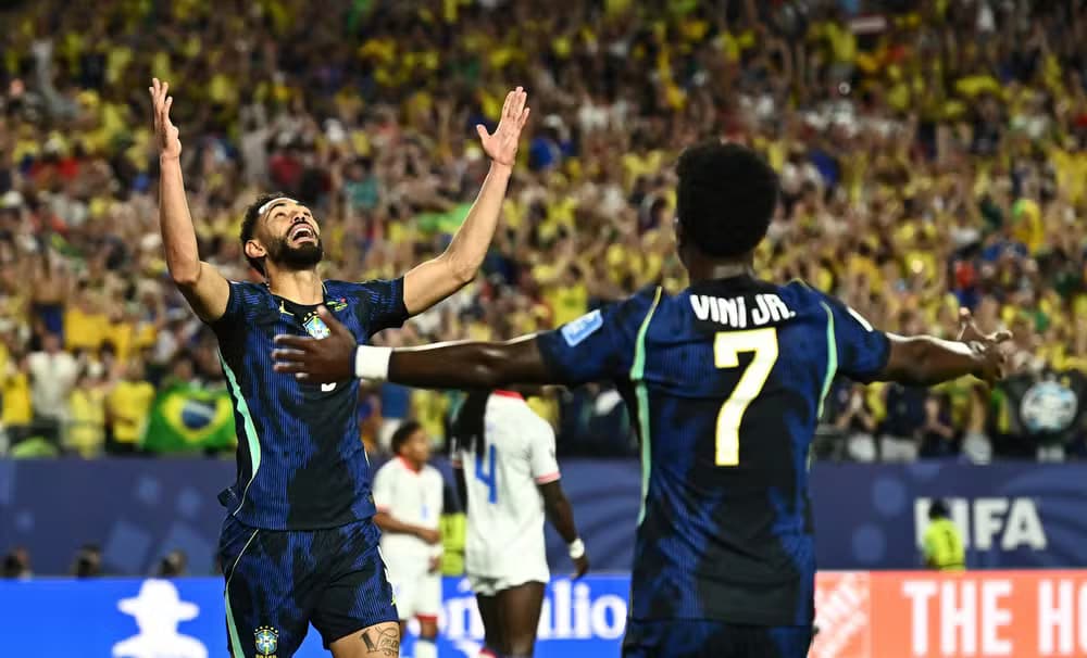 Matheus Cunha brilha, Brasil vence o Haiti e encaminha classificação na Copa