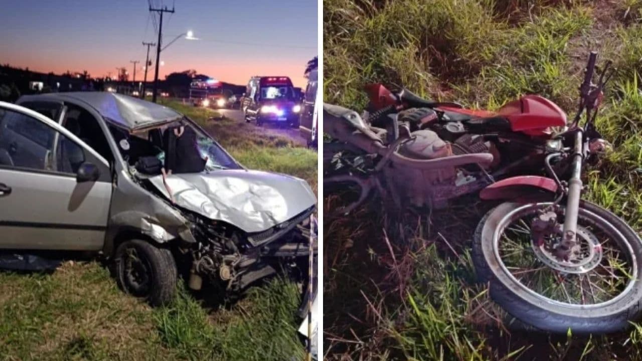 Colisão na SC-100 termina com morte de motociclista de 54 anos
