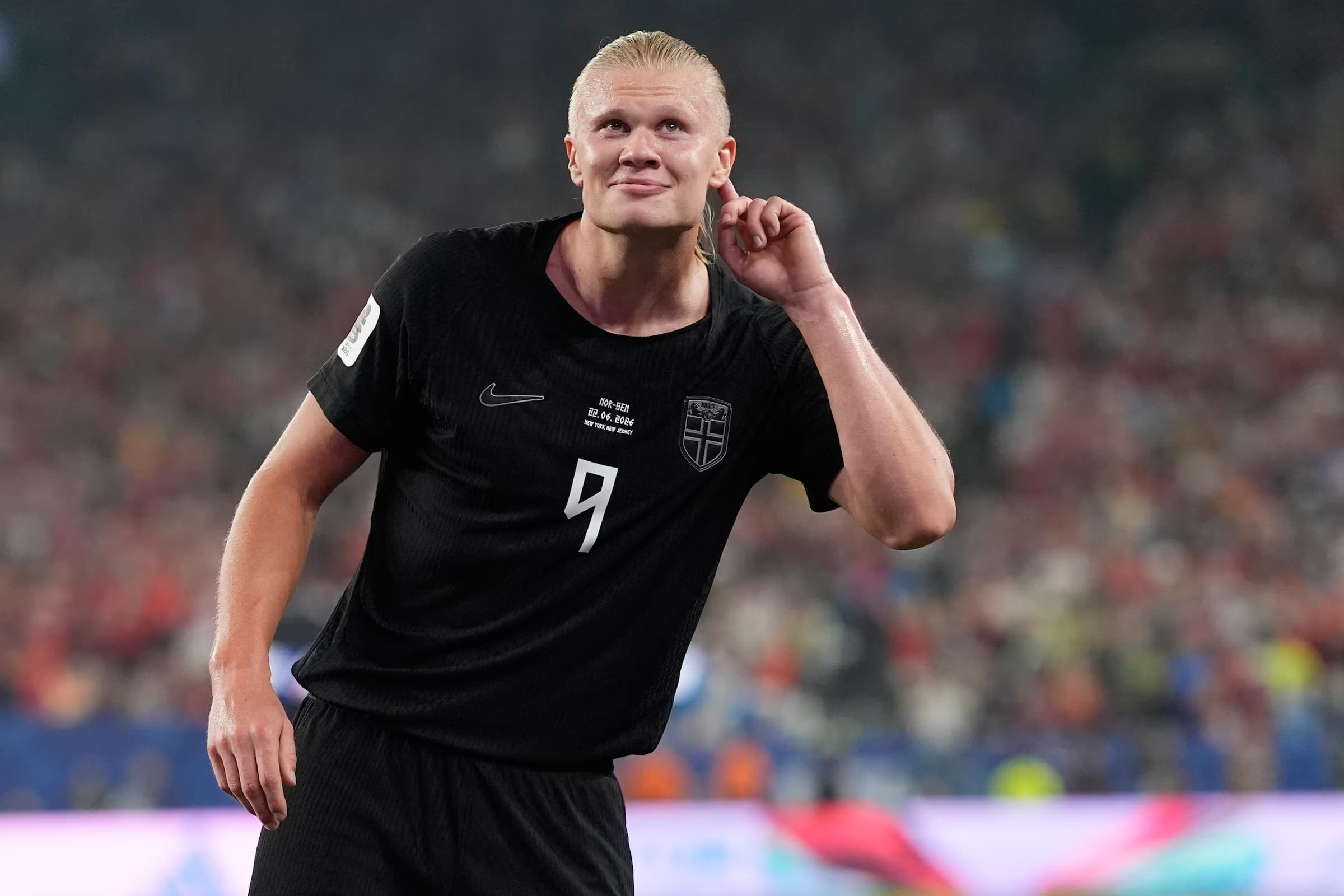 Haaland marca dois, Noruega vence e garante vaga no mata-mata