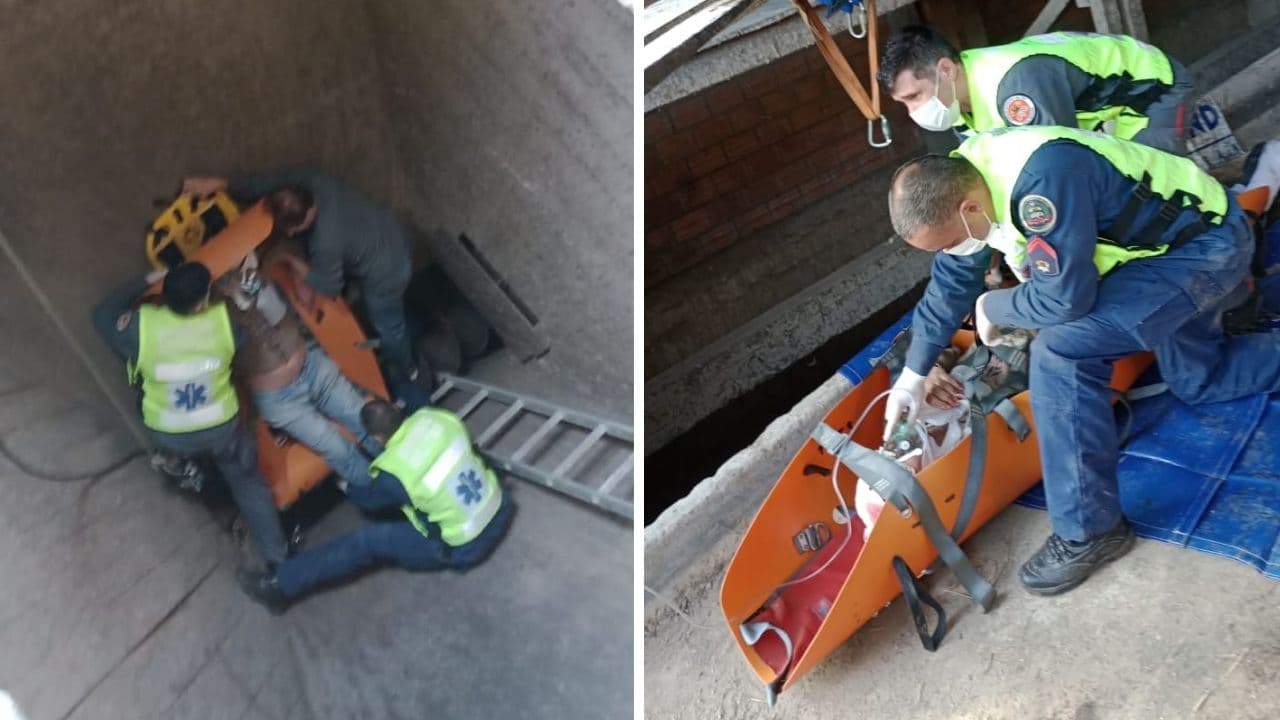 Trabalhadora de 53 anos sofre queda de seis metros dentro de empresa