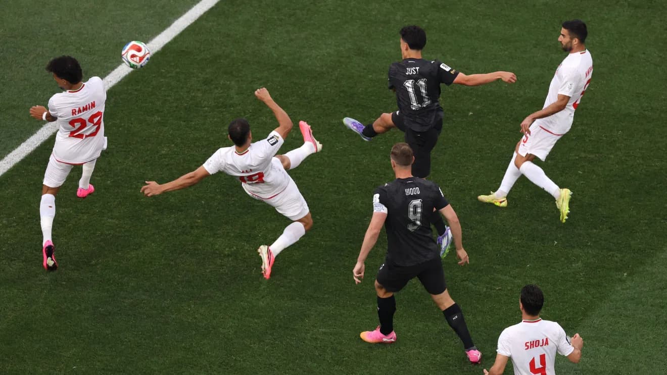 Irã reage duas vezes e empata com a Nova Zelândia na estreia da Copa