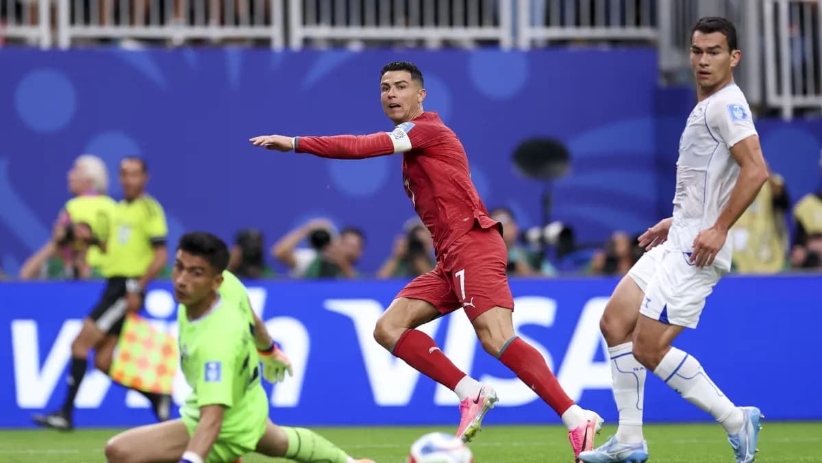 Portugal atropela Uzbequistão e vê Cristiano Ronaldo bater mais um recorde