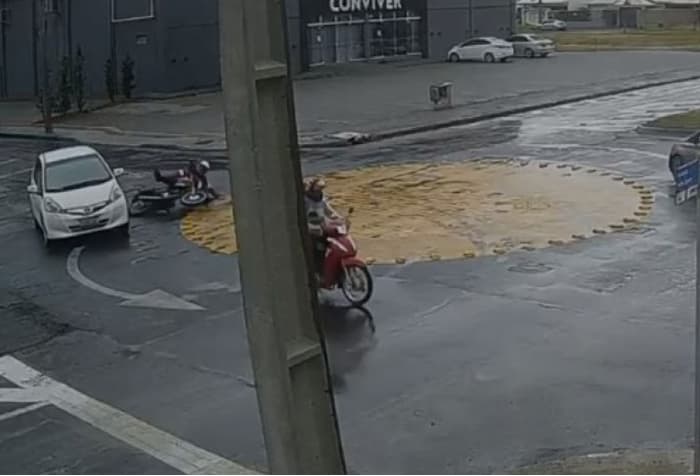 Rótula que recebeu melhorias volta a registrar acidente por imprudência