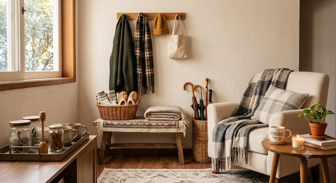 Organizando seu espaço para um inverno acolhedor e sem caos