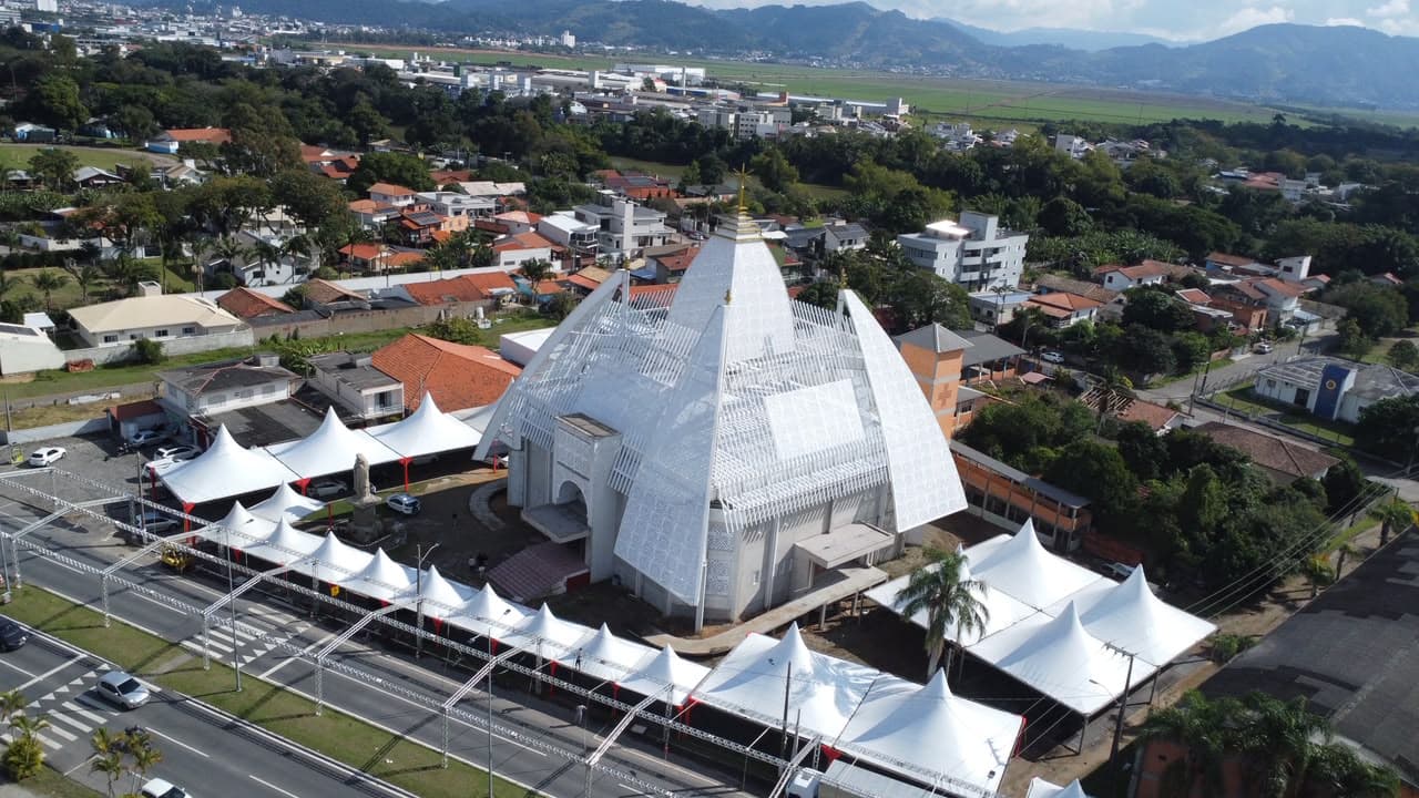 Primeira missa no futuro Santuário de Santa Teresinha acontece nesta quinta-feira (4) em Tubarão