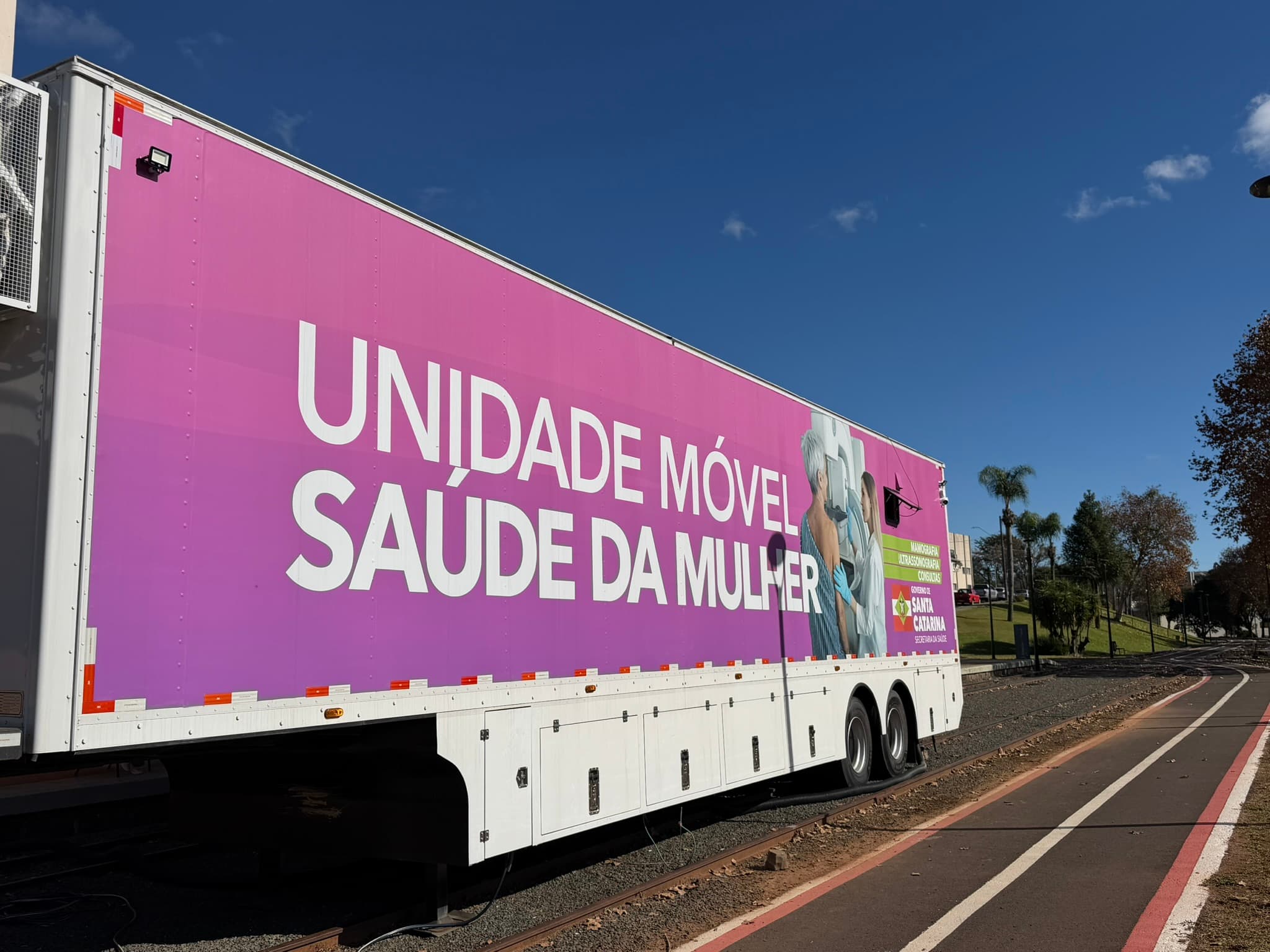 Unidade móvel fará mais de 2,5 mil exames de mama em Tubarão