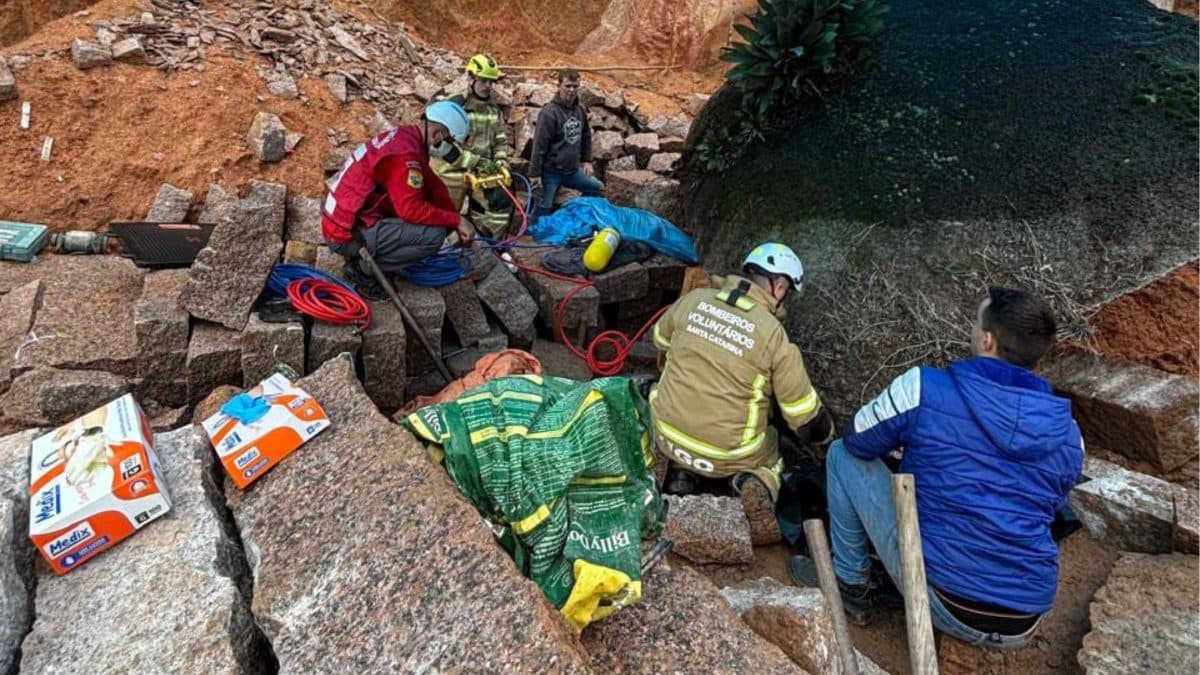 Adolescente de 16 anos morre após ser atingido por pedra enquanto trabalhava