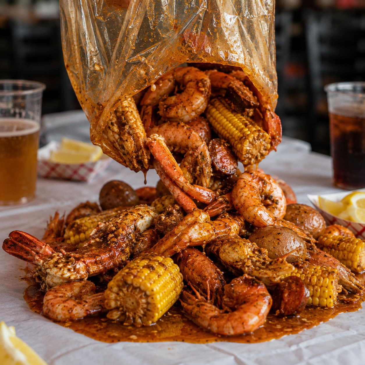 Seafood boil: uma refeição descontraída e saborosa