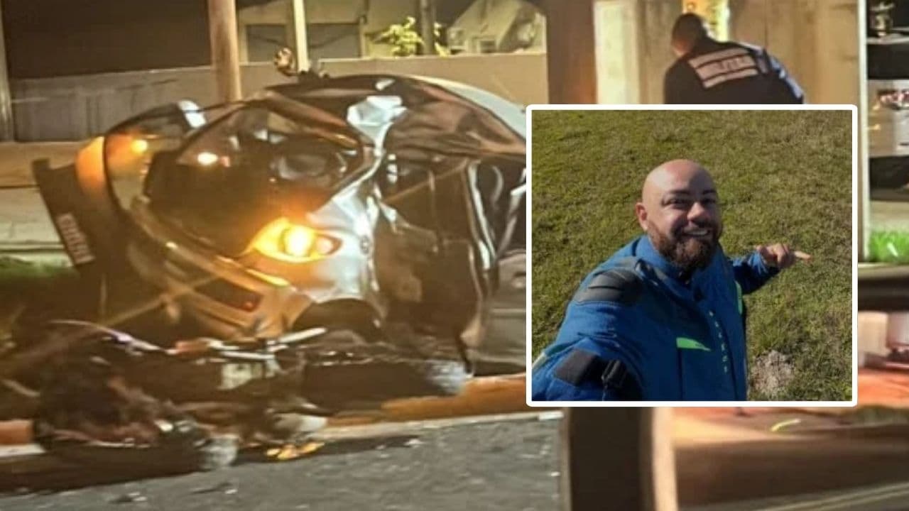 Motociclista morre após carro tentar desviar de cachorro na SC-370
