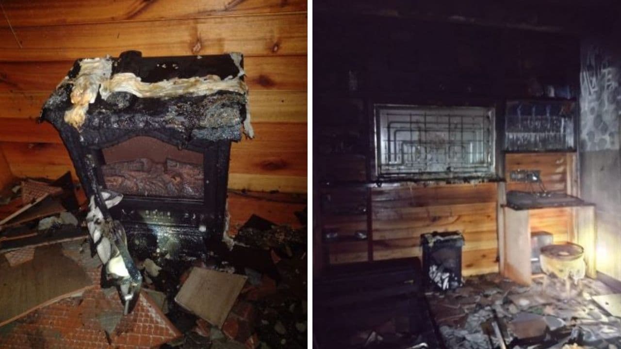 Incêndio destrói móveis e eletrodomésticos de residência
