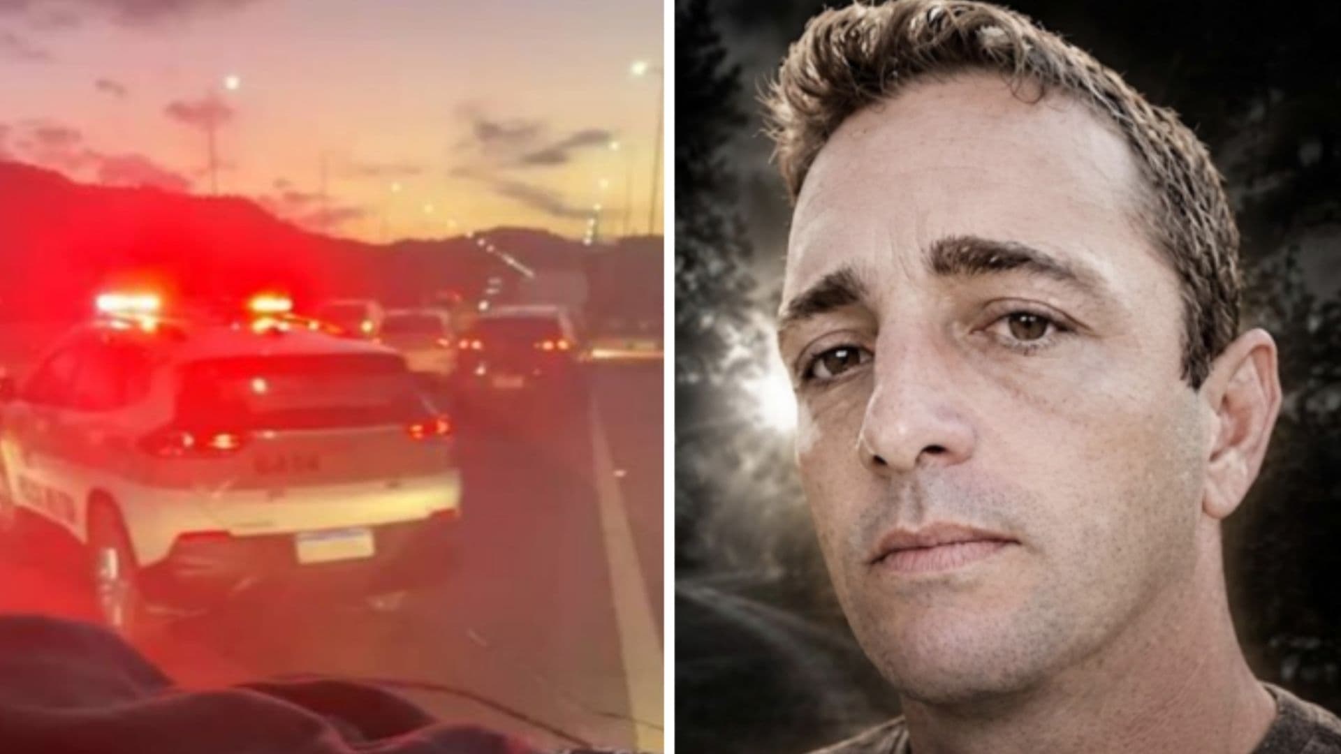 Motociclista morre após acidente envolvendo carro e carreta na Ponte Anita Garibaldi