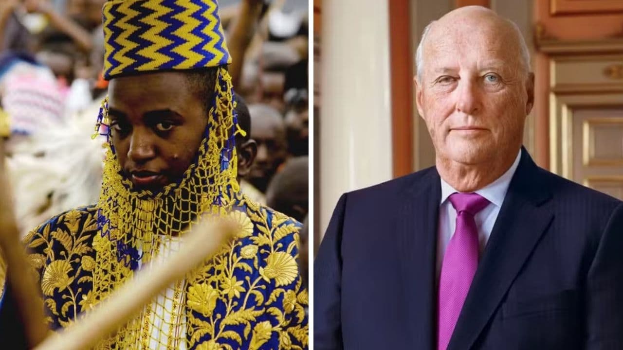 Reis morrem no mesmo dia: Oyo Nyimba, de Uganda; e Harald V, da Noruega