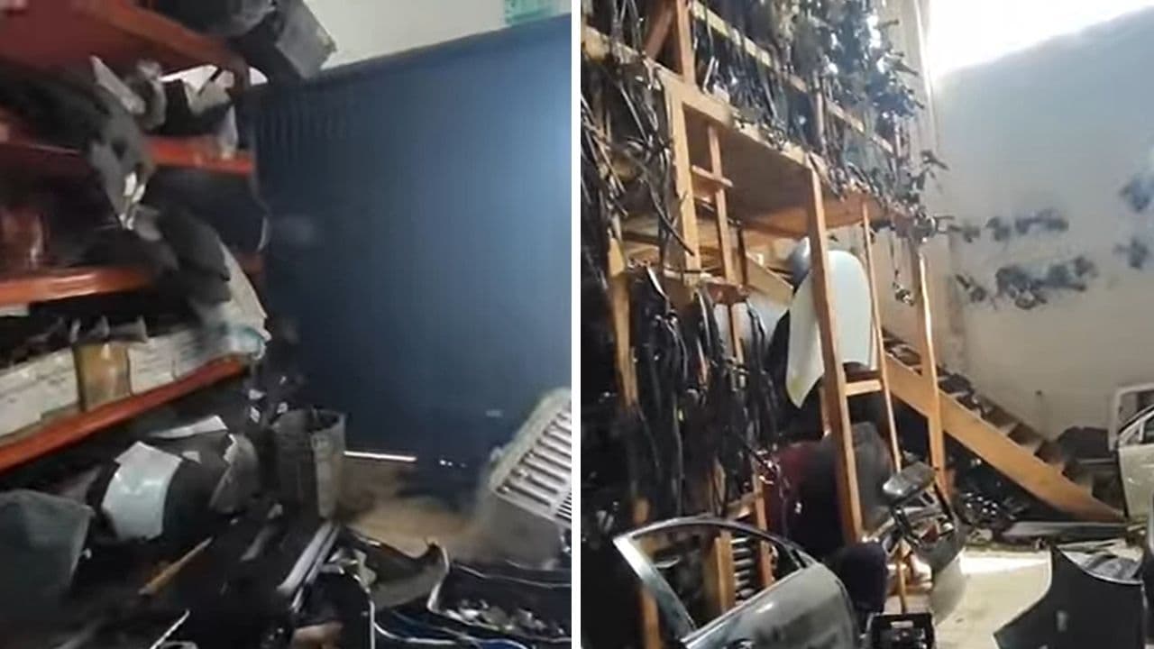 Peças de veículos furtados são encontradas à venda em comércio