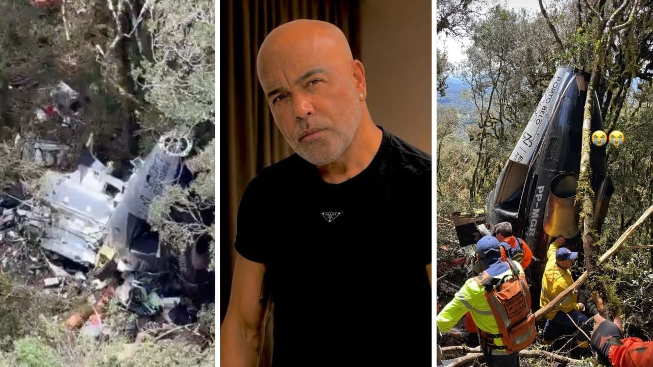 Neblina e mau tempo são investigados como possíveis fatores na queda de helicóptero com Rick