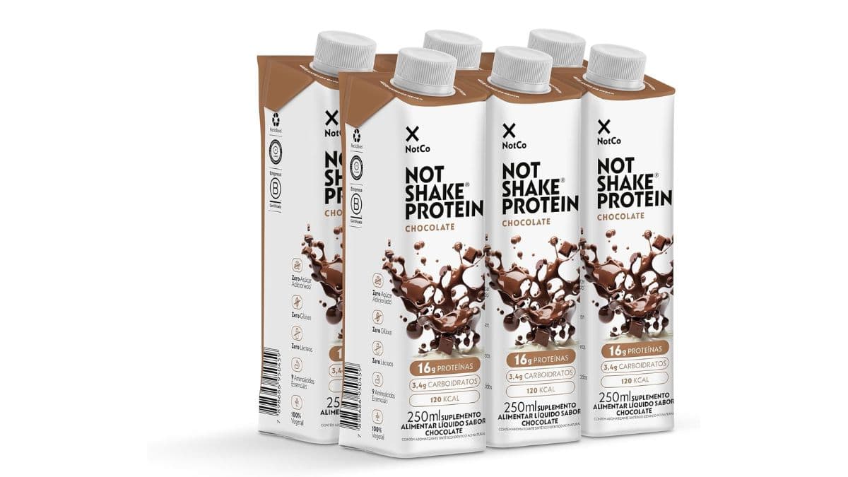 Bebidas proteicas NotShake têm venda proibida e serão recolhidas pela Anvisa