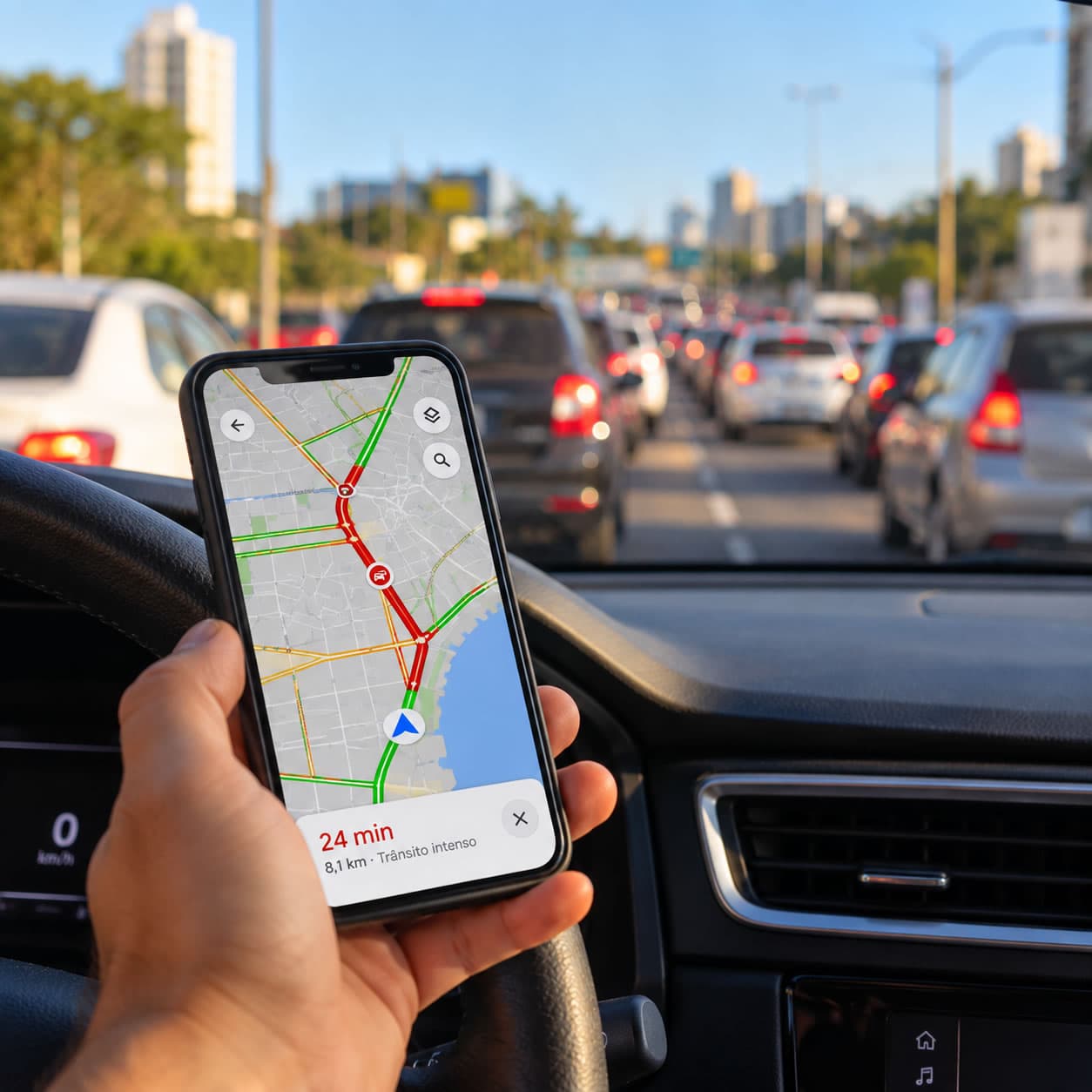 Como os aplicativos sabem onde está o trânsito?
