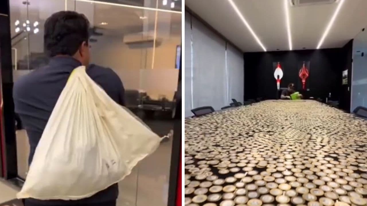 ▶️ Haja cofrinho! Borracheiro compra caminhonete e paga parte com milhares de moedas