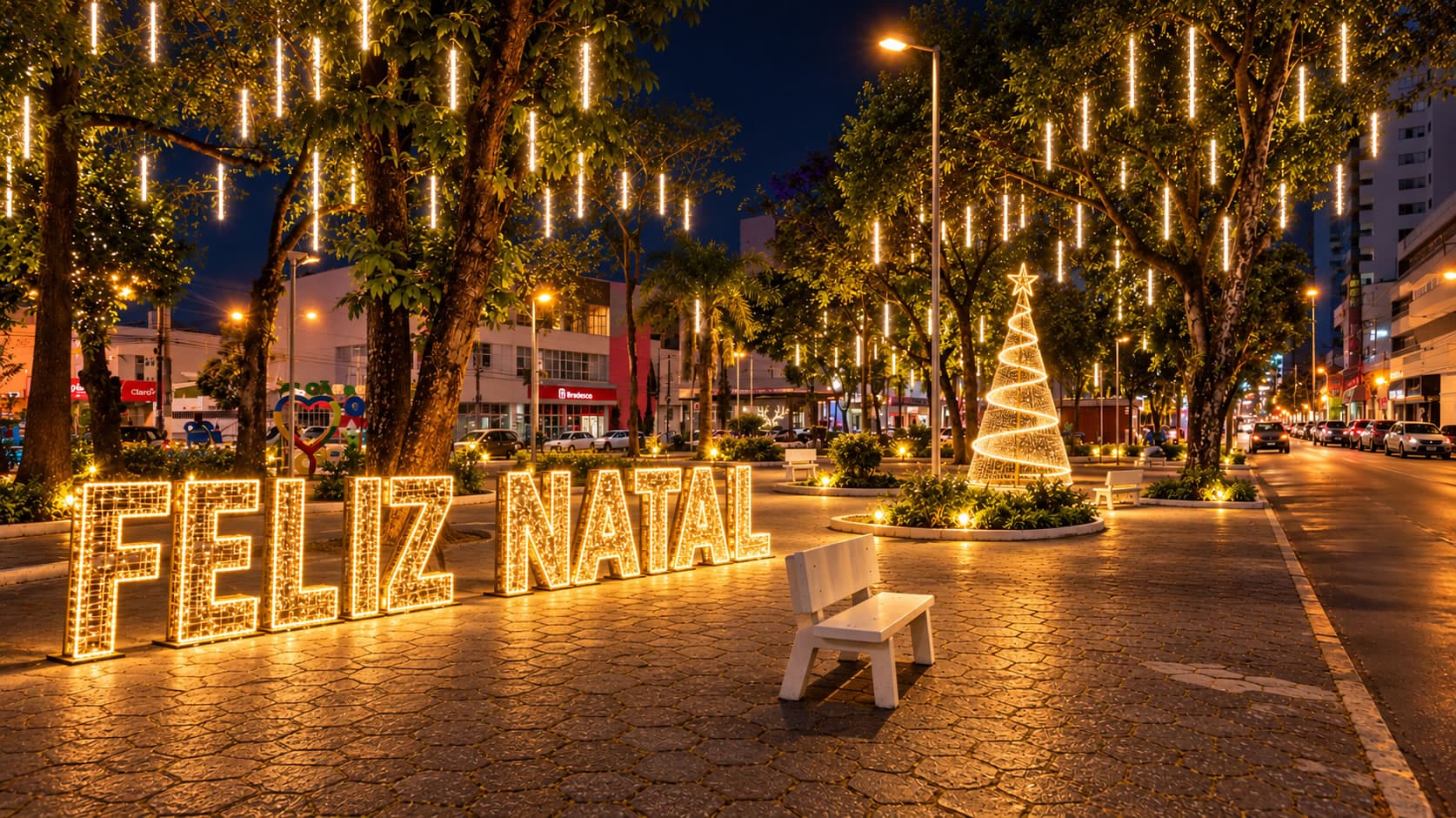 Natal de Tubarão terá decoração ampliada, Família Lima e espetáculo inédito de drones