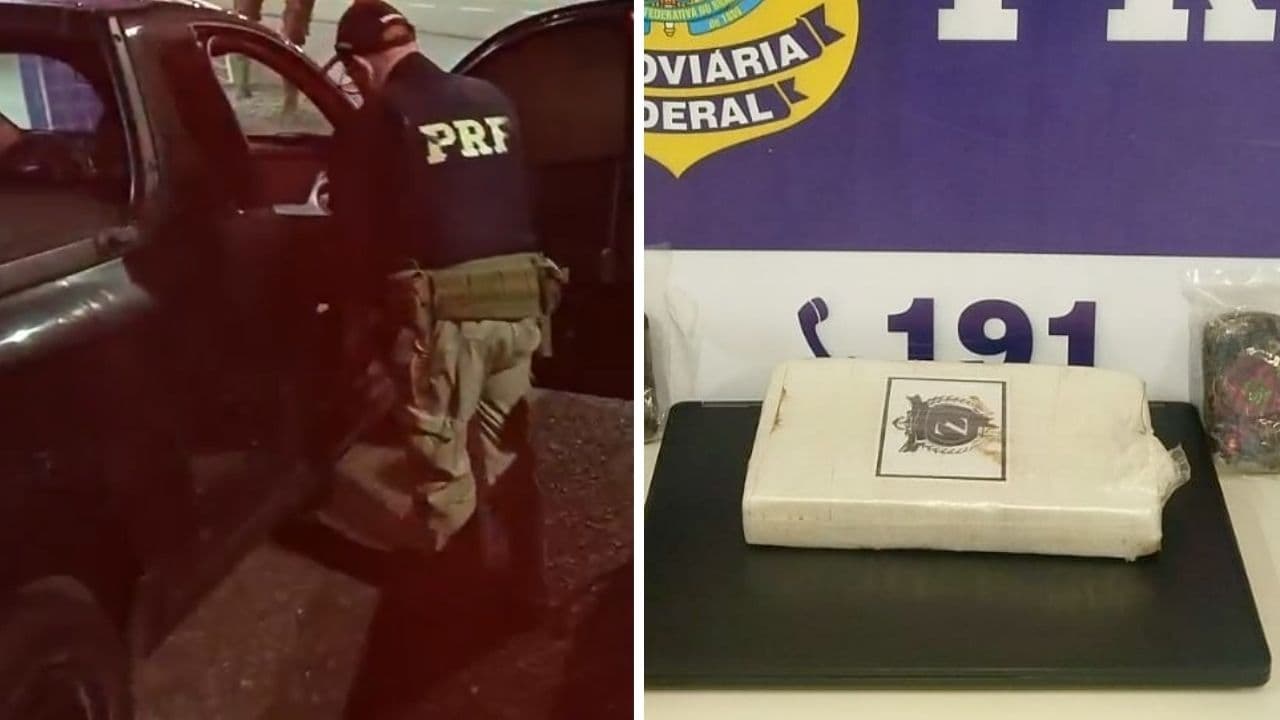 Homem é preso com cocaína e haxixe escondidos junto ao corpo na BR-101