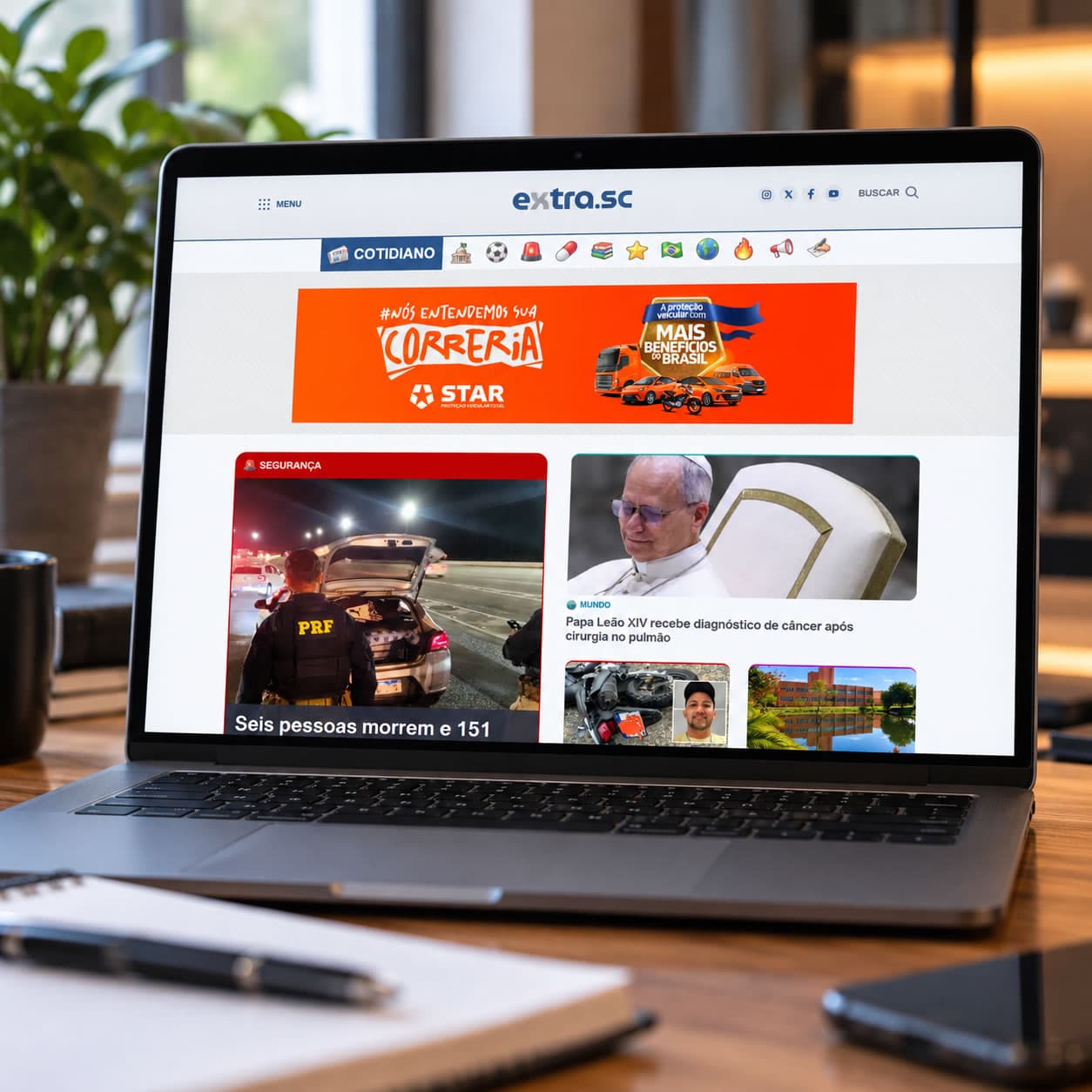 Mais recursos, novidades no visual: conheça as atualizações do extra.sc lançadas nesta quinta (15)