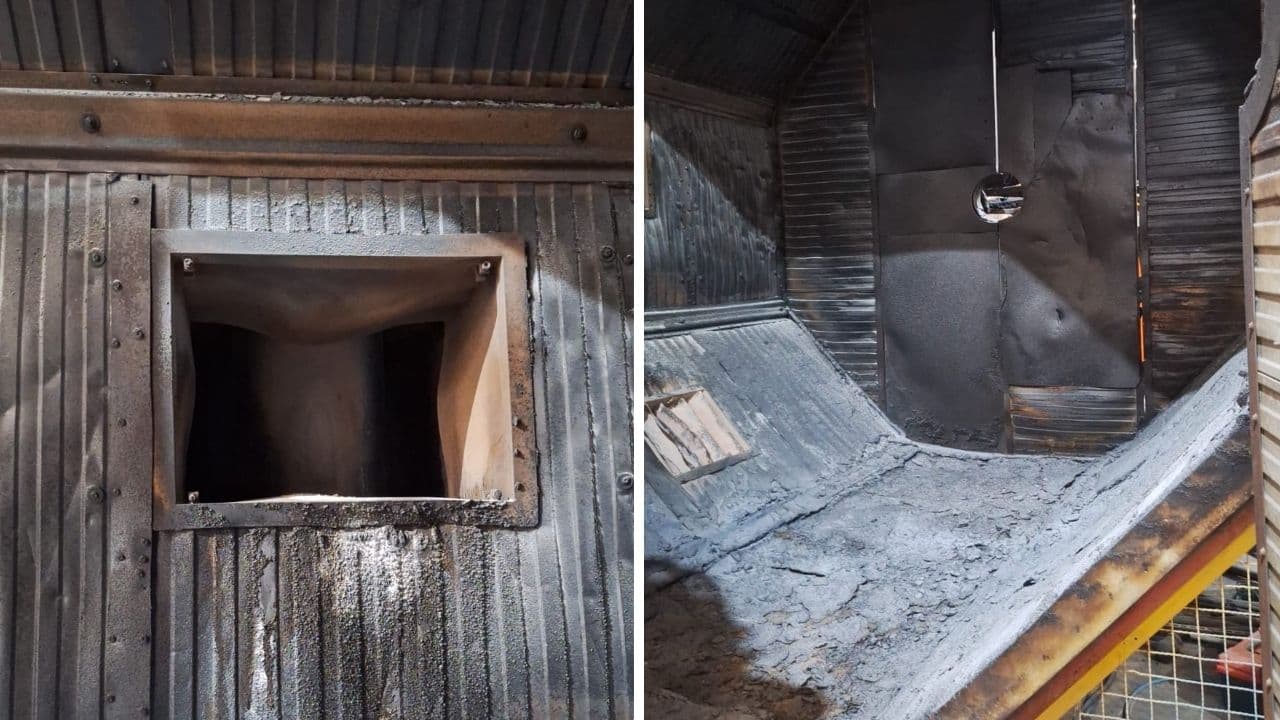 Funcionários controlam incêndio em forno de empresa antes da chegada dos bombeiros