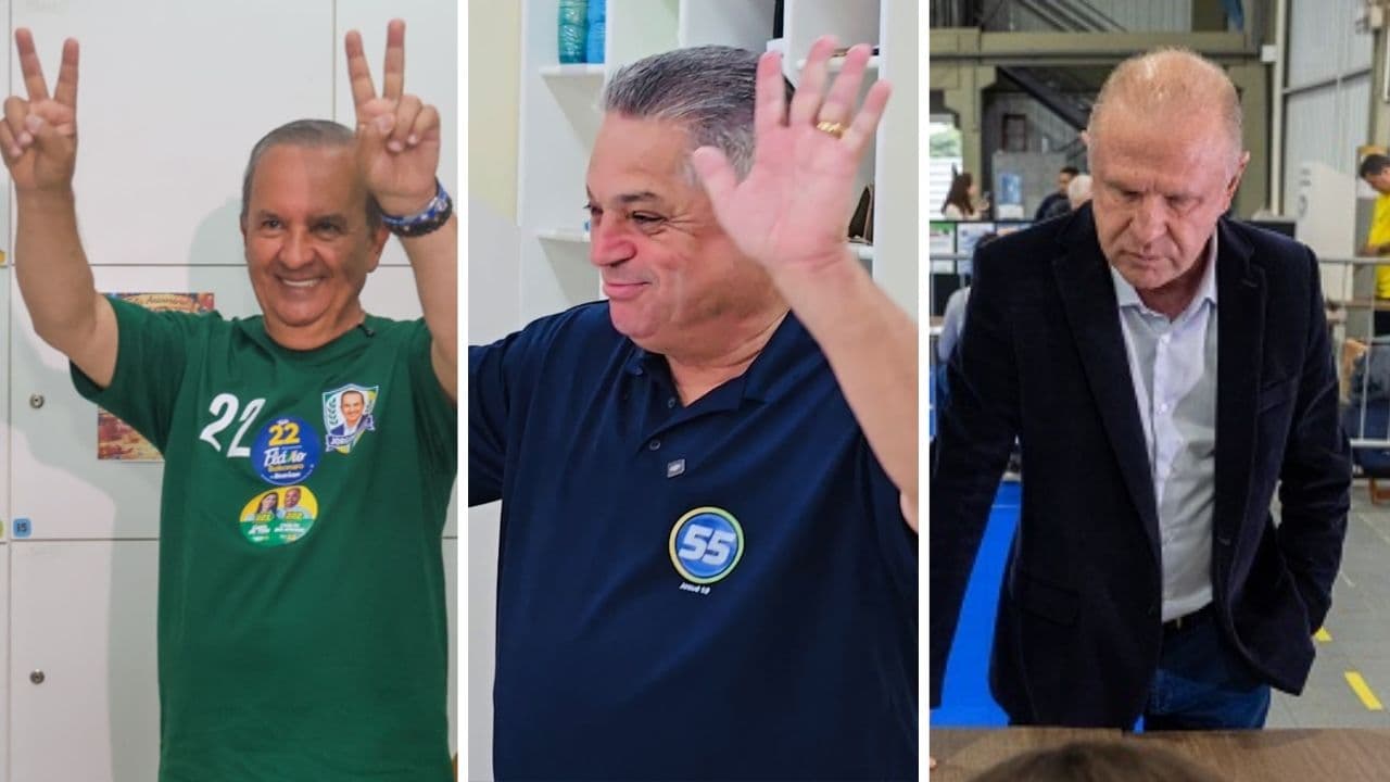 Jorginho, João e Merísio votam neste domingo (4) em Santa Catarina
