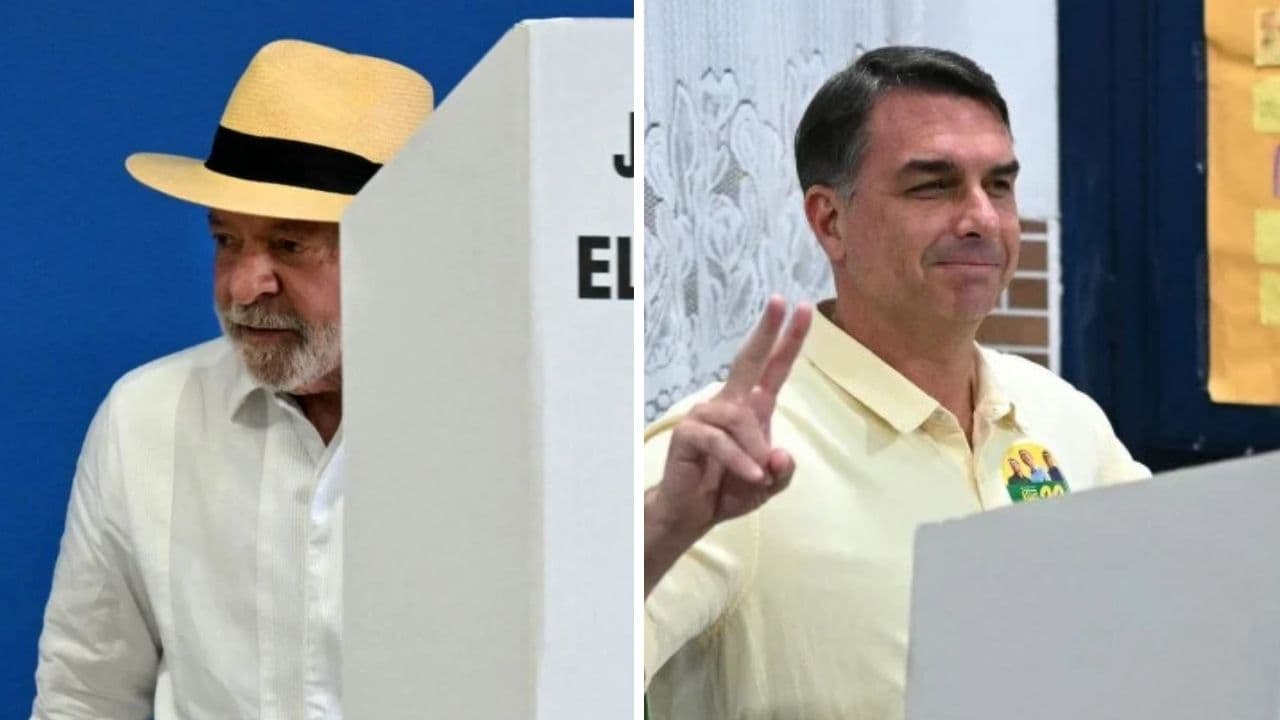Lula e Flávio Bolsonaro votam na manhã deste domingo (4)