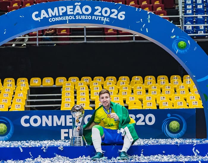 Luquinhas conquista Sul-Americano com a Seleção Brasileira