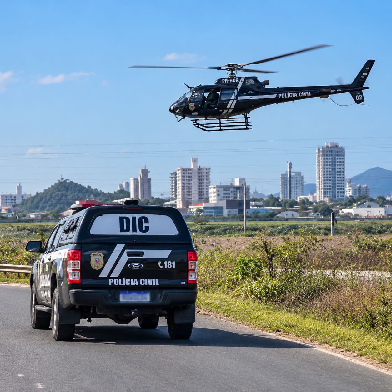 Grupo investigado por tráfico e homicídios é alvo de operação em Tubarão