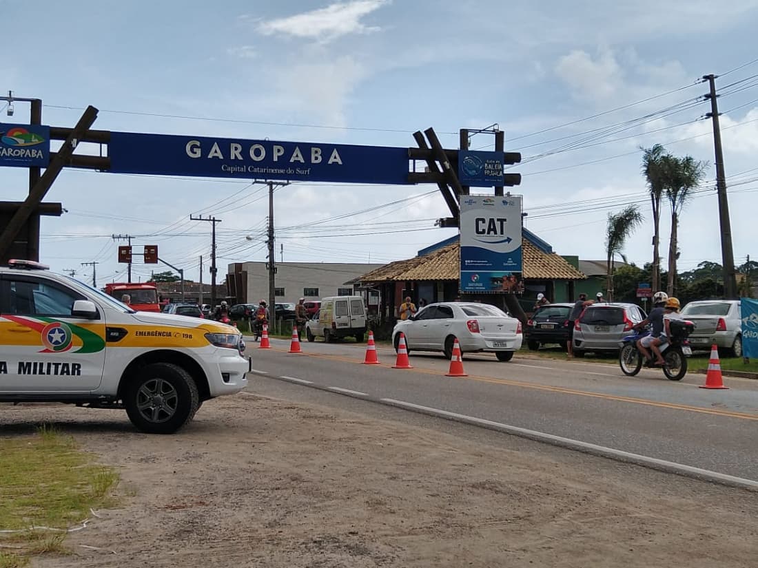 Garopaba passa a exigir testes negativos de coronavírus para entrada de turistas