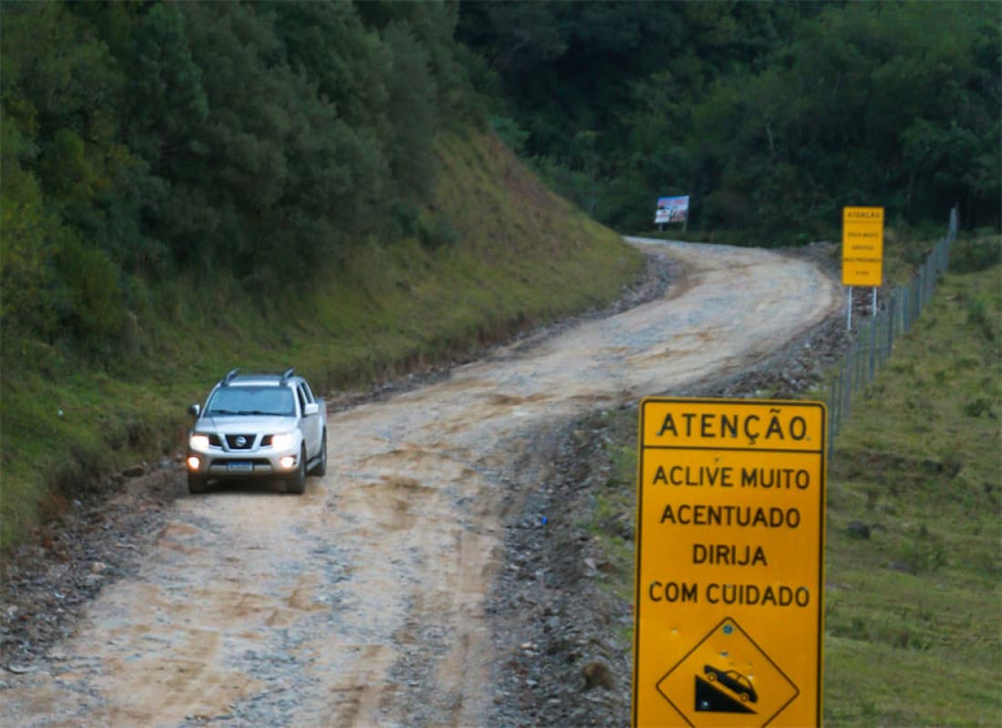 Licitação para pavimentar último trecho da Serra do Corvo Branco é lançada
