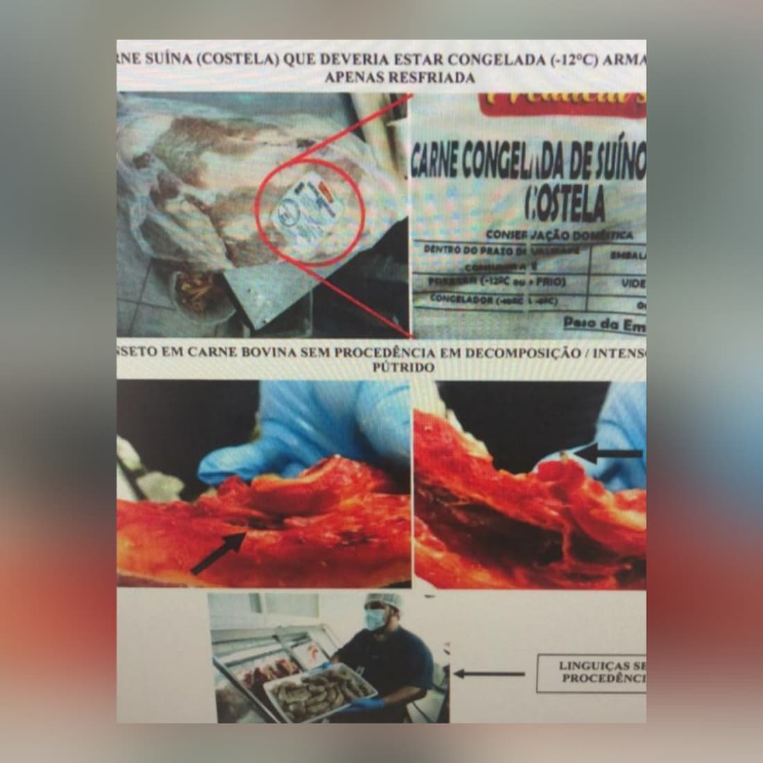 Procon autua supermercado que foi flagrado com 440 quilos de carne sem procedência