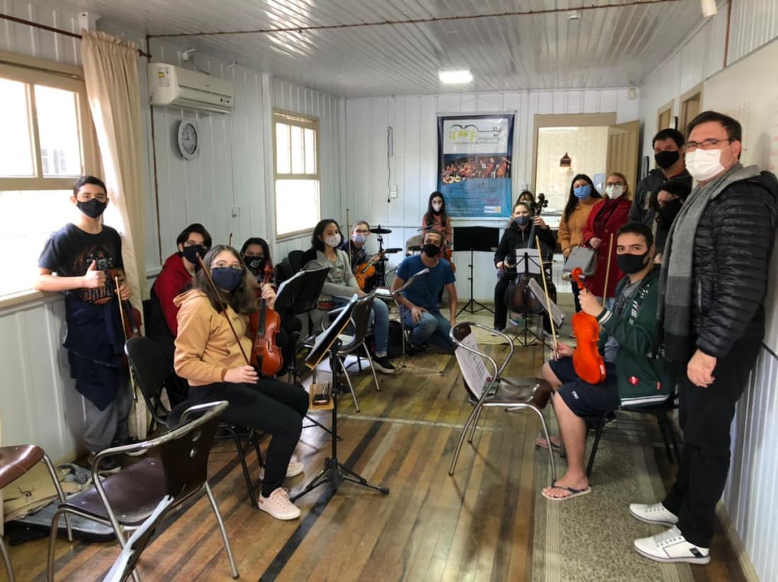 Orquestra tubaronense está em busca de apoio para manter projeto