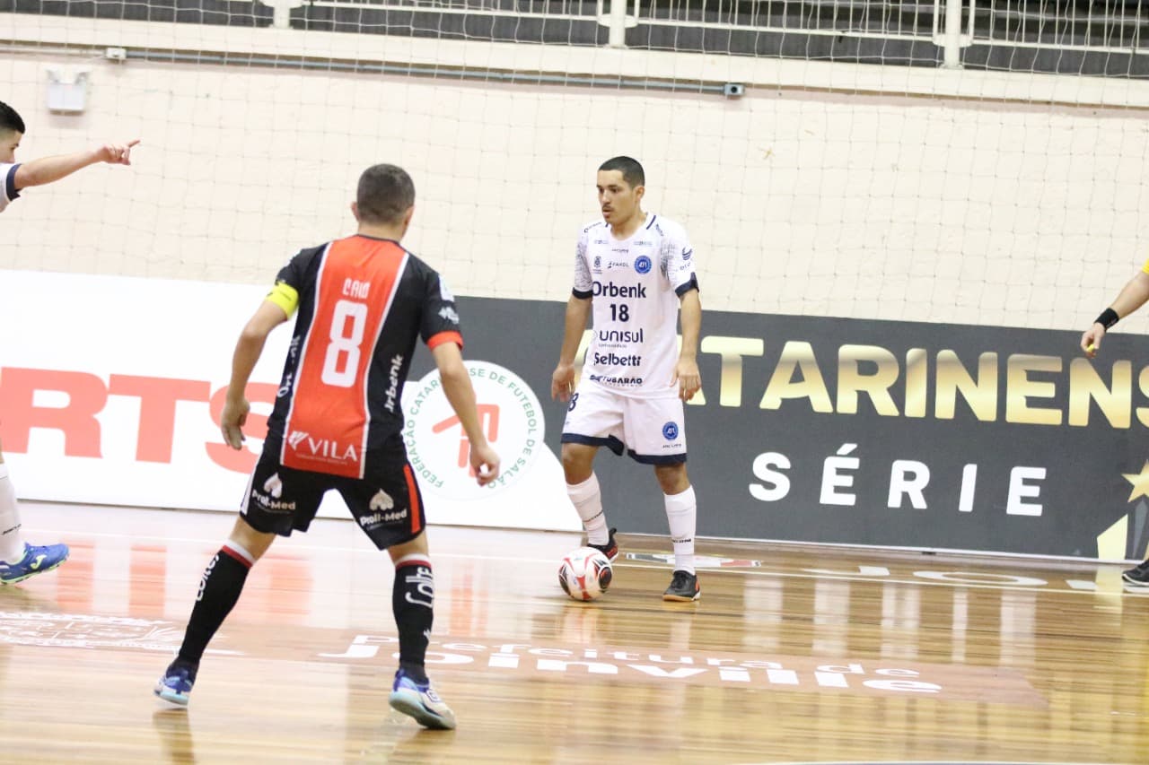 ESTADUAL: Tubarão Futsal perde em Joinville e pega o Concórdia na segunda