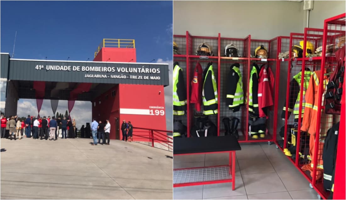Nova sede do Corpo de Bombeiros Voluntários é inaugurada em Jaguaruna